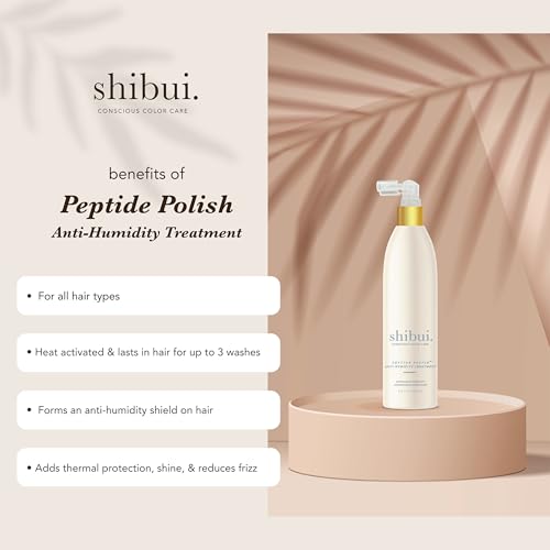 Shibui Peptide Polish Anti-Humidity Hair Treatment - Smooth & Shine Serum, 6.5 Fl Oz