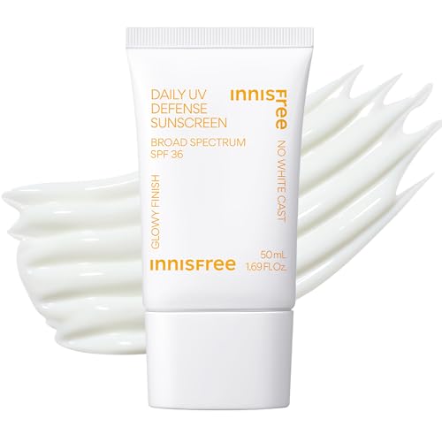 Innisfree Daily UV Defense SPF 36 ? Korean Face Sunscreen, Invisible Finish, Broad Spectrum, No White Cast, Lightweight, Hydrating, Available in Gift Sets