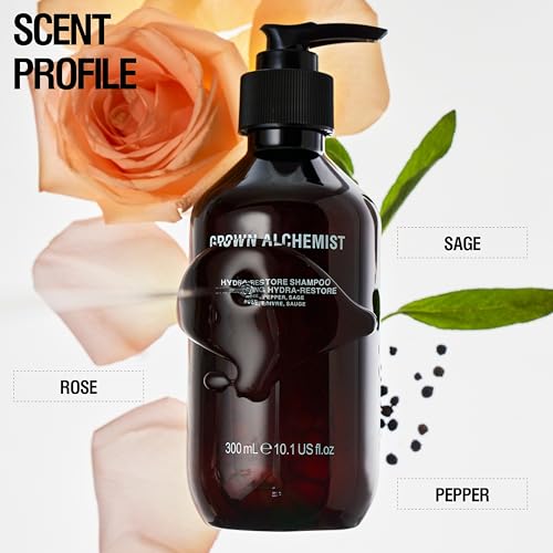 Hydra-Restore Rose Black Pepper & Sage Shampoo - 10.1 Fl Oz, Hydrating & Natural