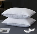 White Goose Down Pillows Set of 2 - King Size 20x36 Bed Pillows