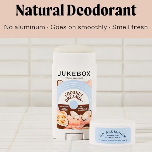 Women’s Natural Deodorant Coconut Dreamin 2.65 oz 3-Pack - Aluminum Free, Cruelty-Free