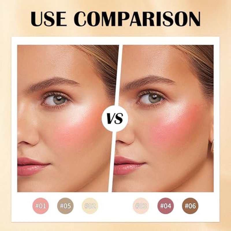 6 Colors Cream Contour Stick Set,Double-ended Cream Bronzer Stick,Highlighter Stick,Blush Stick,Professional Highlighter Makeup Contour Kit,Easy to Sculp Contorno Maquillaje£¨Set A£©