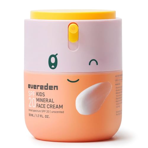 Kids Mineral Face Cream SPF 20 - Gentle Hydrating Sun Protection for Sensitive Skin - Variation of Kids Face Cream SPF 20