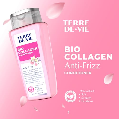 Bio Collagen Conditioner for Frizz Control & Deep Hydration - Sulfate-Free Hair Care