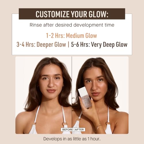 Self Tanner Face Spray - Customizable Sunless Tanning Mist for Face & Skin