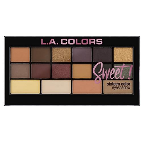 L.A. COLORS Sweet! 16 Color Eyeshadow, Seductive C30468
