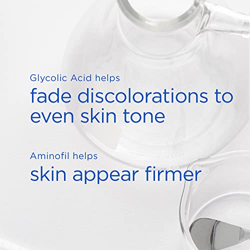 Glycolic Acid Face Peel Toner with Pads - High-Strength Exfoliating Treatment, Fragrance-Free