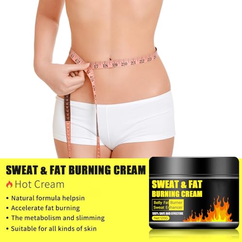 Sweat & Fat Burning Cream£¬Belly Fat Burner Sweat Enhancer£¬Slimming Massage Cream£¬Burns cellulite on thighs, legs, abdomen and buttocks£¬Suitable for both men and women£¬4.23 OZ