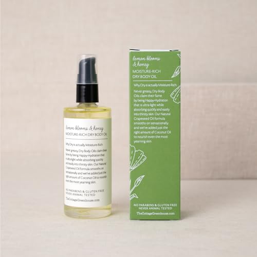 The Cottage Greenhouse Lemon Blooms & Honey Dry Body Oil 4 Fl Oz