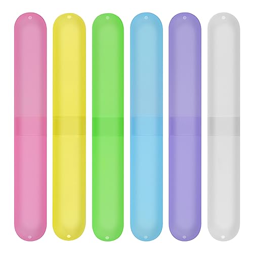 48PCS Travel Toothbrush Holder Case - Eco-Friendly Safe Storage for Travel Bathroom