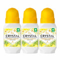 Mineral Deodorant Roll-On Chamomile & Green Tea Pack of 3 - Aluminum & Paraben Free