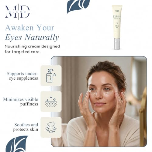 Hydrating Eye Cream with Caffeine, Retinol & Aloe for Dark Circles