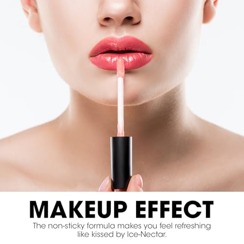 Lip Gloss Set 50 Colors Bulk with Hydrating Vitamin E & Coconut Oil - B-50P
