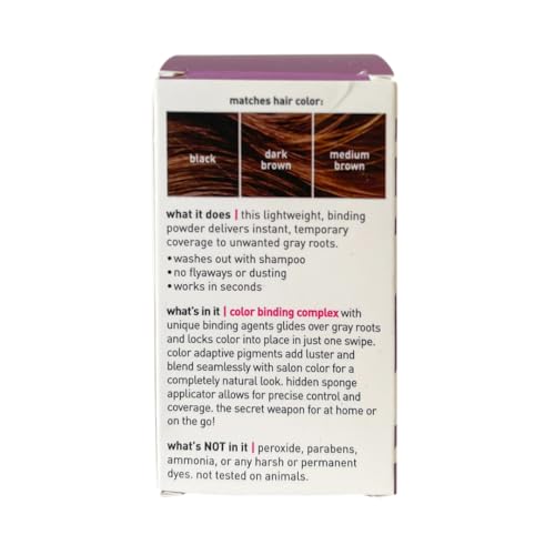 Root Touch Up Powder Dark Brown 2 Pack - Temporary Gray Hair Concealer