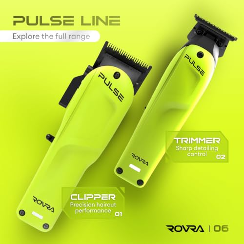 ROVRA Cordless T-Blade Trimmer for Men, Zero-Gap Line Up & Edge