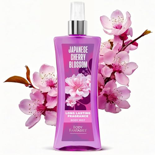 Cherry Fantasy Body Spray - 8 Oz Japanese Cherry Blossom Fragrance - Body Fantasies