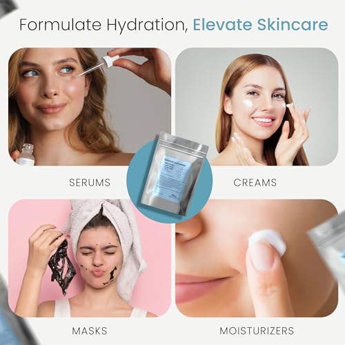Pure Hyaluronic Acid Powder (0.52 oz. / 15 Grams) 1800 kDa+ for Skin Cosmetic Grade, Hyaluronic Acid High Molecular Weight Powder, DIY Hyaluronic Acid Serums