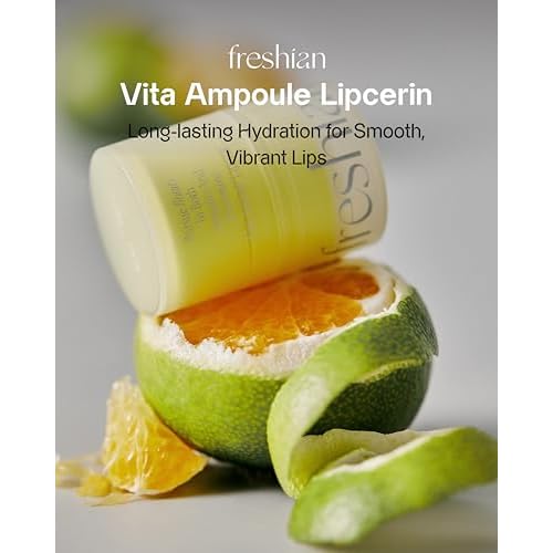 Spring Event Freshian Vitamin Ampoule Lipcerin (01 Enriched, 0.5fl oz) - Moisturizing & Nourishing Lip Gloss Balm, Overnight Korean Skin Care Sleeping Mask. Vitamin C, Vegan.