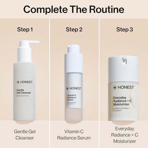 Vitamin C Moisturizer with Niacinamide & Hyaluronic Acid - 1.7 fl oz - Radiance Boosting, Vegan, Fragrance-Free