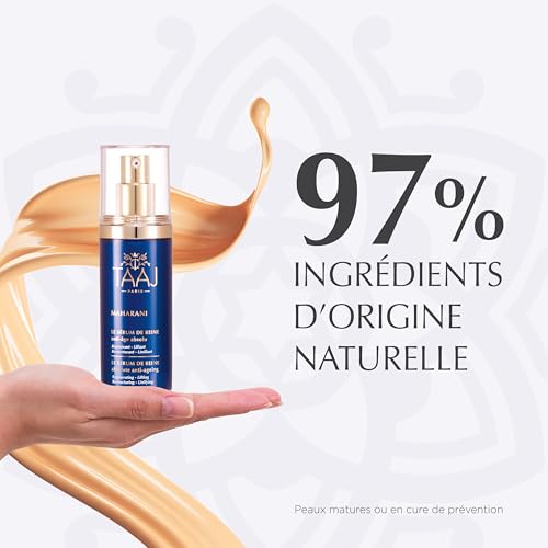 | Maharani Queen Serum ? Powerful Anti-Aging Actives | Deep Skin Regeneration | Instantly Plumps, Lifts & Evens Tone | With Hyaluronic Acid, Collagen & Elastin |97% natural | 1.01 fl oz
