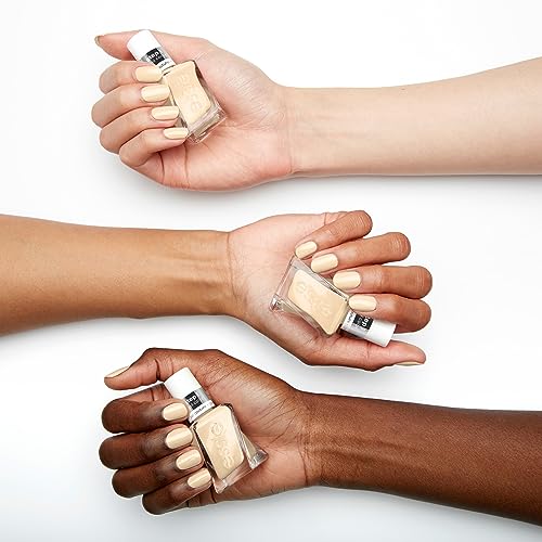 gel couture by essie, gel-like nail polish, longwear, vegan formula, yellow, atelier at the bay, 0.46 fl oz