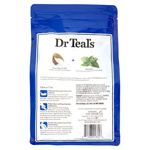 Dr Teal's Lavender Epsom Salt Gift Set - Soothing Soak & Pre/Post Workout (2 x 3 lb)