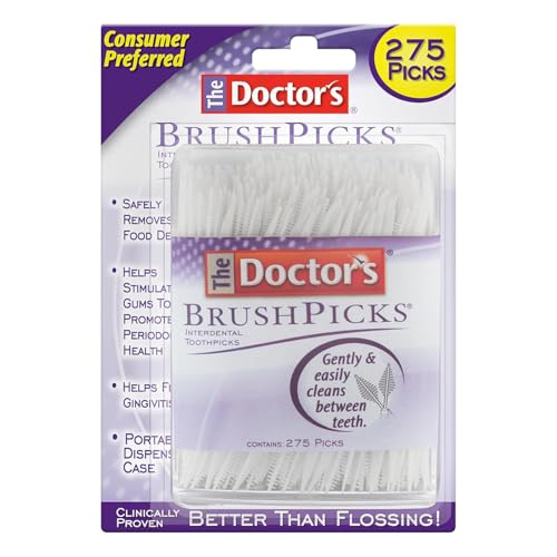 Dental Interdental Toothpicks with Soft Rubber Tips - 275 Count Pack of 9 (Variation of THIS listing)