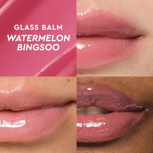 Hydrating Lip Balm with Hyaluronic Acid - Watermelon Bingsoo - 12Hr Moisturizer & Plumper