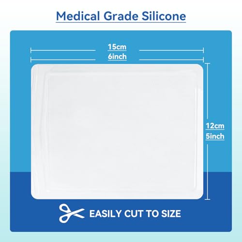 Silicone Scar Sheets Ultra-Thick 1.75mm Trimmable for Old & New Scars