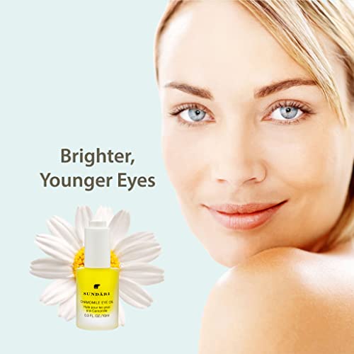Chamomile Eye Oil for Skin Brightening & Wrinkle Reduction | Light, Absorbs Rapidly
