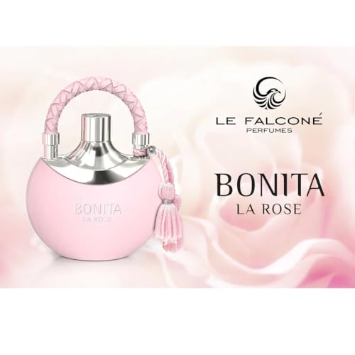 Women’s Floral Fruity Eau De Parfum Spray 3.4 oz - Le Falcone Bonita La Rose