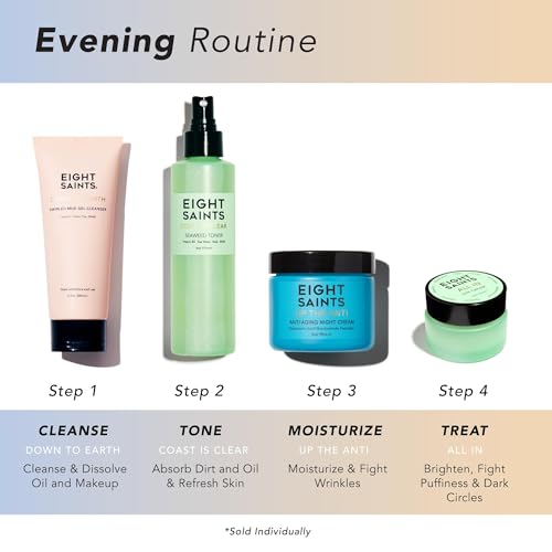 Anti-Aging Night Face Moisturizer with Hyaluronic Acid & Peptides - 2 oz