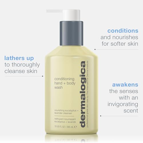 Dermalogica Conditioning Hand and Body Wash - Moisturizing Shower Gel, 10 fl oz
