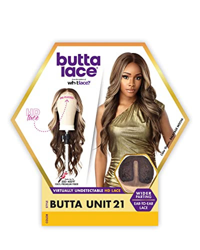 Synthetic HD Lace Wig UNIT 21 - Balayage Hazelnut, Pre-Plucked Hairline