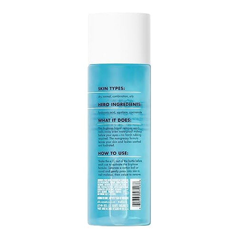 e.l.f. SKIN Holy Hydration Off Makeup Remover,Liquid Makeup Remover For Eye,Lip & Face-Makeup,Gentle Formula,Vegan & Cruelty-free,(Pack of 2)