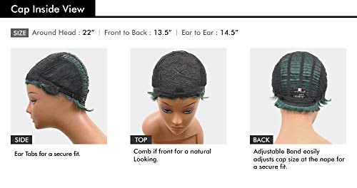 Sensationnel Instant Fashion Wig - Anita Short Pixie Black 1B Offblack