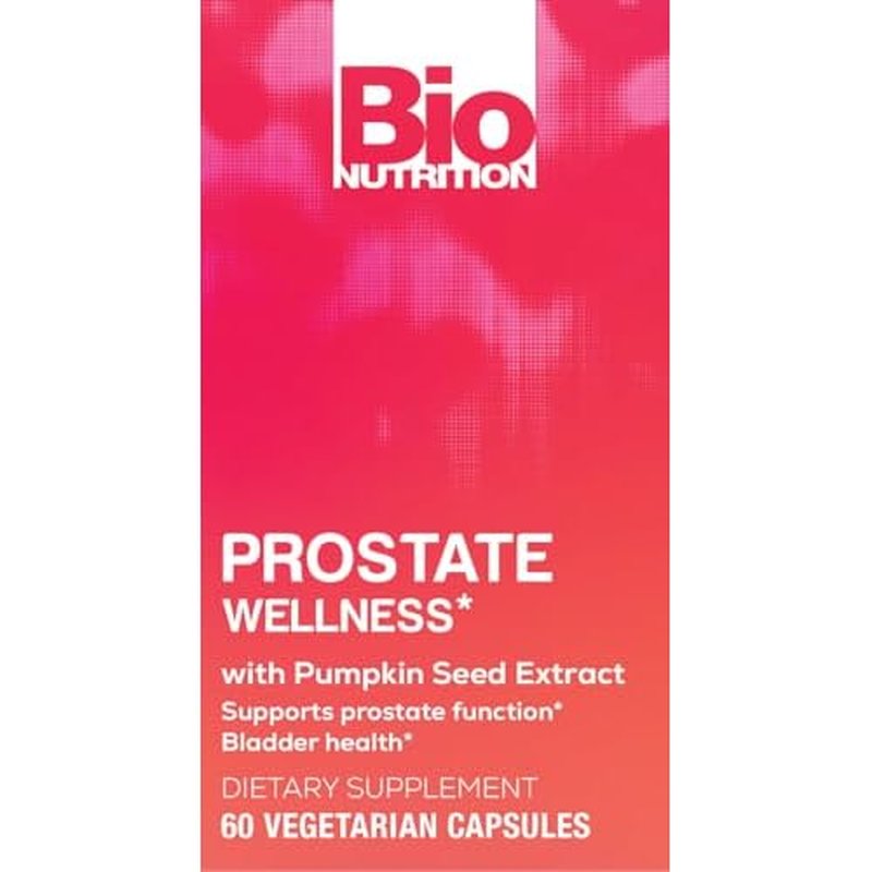 Bio Nutrition Prostate Wellness with Pumpkin Seed Extract 60 Capsules