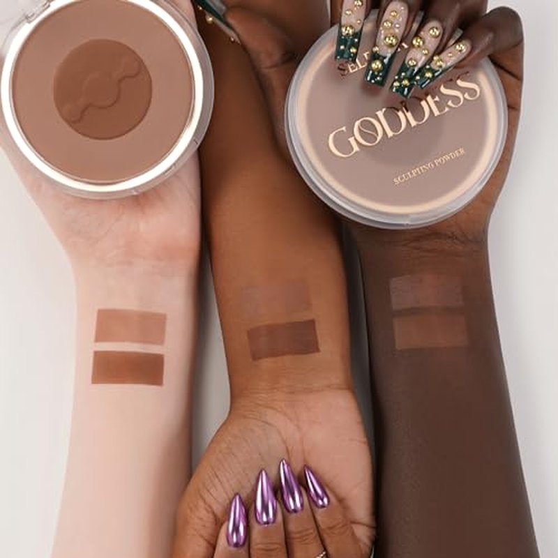 Goddess Contour Powder ? Matte Sculpting Contour Makeup ? Easy-to-Blend, Suitable for Various Skin Tones, 0.53 oz
