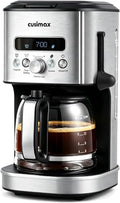 Black Drip Coffee Maker 12-Cup Programmable Coffee Machine with LCD, Timer & Aroma Selector