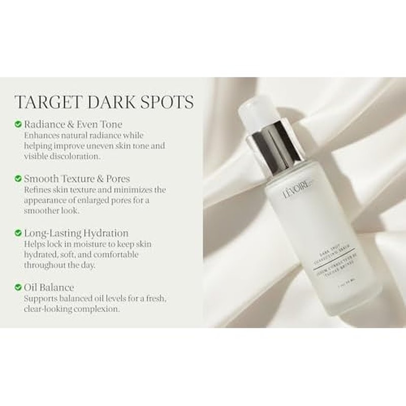 Dark Spot Correcting Serum | Brightening Serum with 5% Niacinamide, Omega-3 Fatty Acids & Hyaluronic Acid | Evens Tone, Minimizes Pores & Improves Barrier Function | 1oz