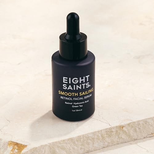 Retinol Face Serum with Hyaluronic Acid & Green Tea - Anti-Aging Treatment for Wrinkles & Firming, 1 Ounce