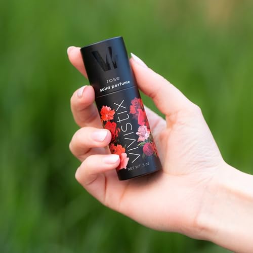 Solid Rose Scent Perfume Stick - Travel-Friendly, Paraben-Free, Made in USA