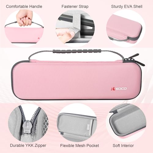 Travel Case for Hair Straighteners - Pink Compatibility with GHD & BaBylissPRO