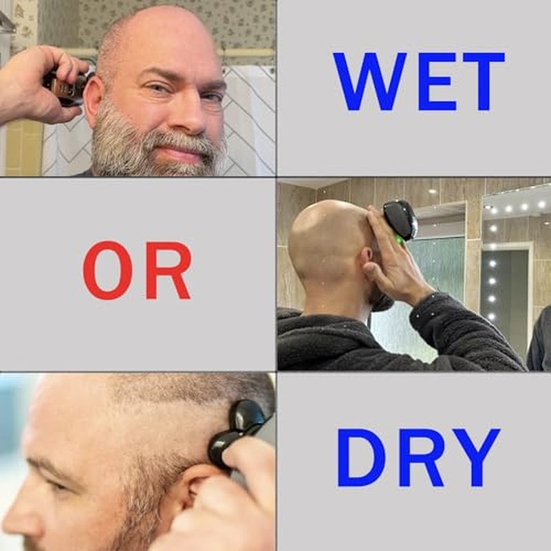 5 Blades Replacement for Freebird Shaver Razor Head, Bald Men Freedom Grooming Refills, with Cleaning Brush 3 PCS