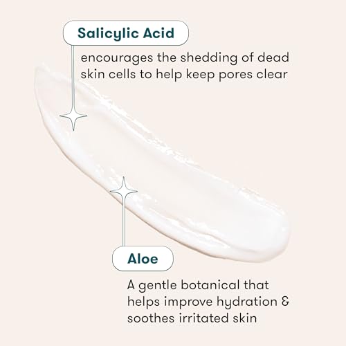 Acne Face Wash with Salicylic Acid - Gentle Exfoliating Gel Cleanser 6 Fl Oz
