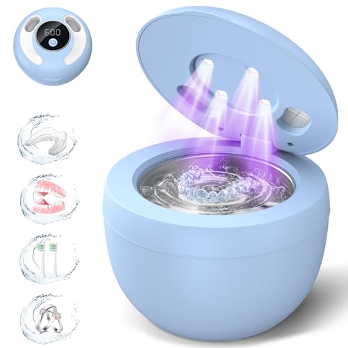Orgpek Ultrasonic Retainer & Denture Cleaner 45kHz UV Deep Cleaning Machine
