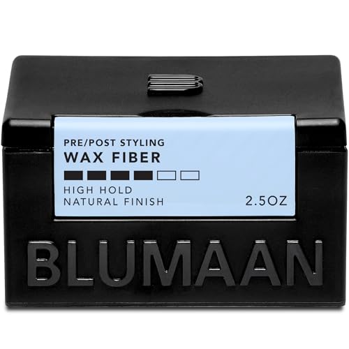BluMaan Meraki Wax Fiber for Men - Hair Volumizer & All-Day Hold, Natural Finish, Pre & Post Styling, 2.5oz