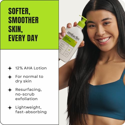 Lactic Acid Body Lotion - Daily Nourish Moisturizer with 12% Exfoliating Formula, 14.1 oz - Pack of 2