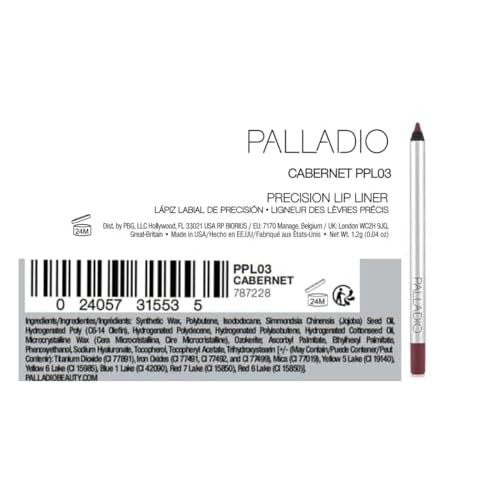 Palladio Precision Lipliner, Cabernet