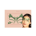 Poison Ivy Leaf Face Jewels by Mercy London Green Costume Accessories Face Gems Jewels All In One Halloween Headpiece Stick On